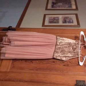 Rare edition champagne girls dress size 16